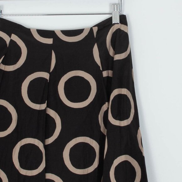 Banana Republic Geometric A Line Silk Blend Skirt Old Money Minimalist Size 4P - Picture 6 of 6